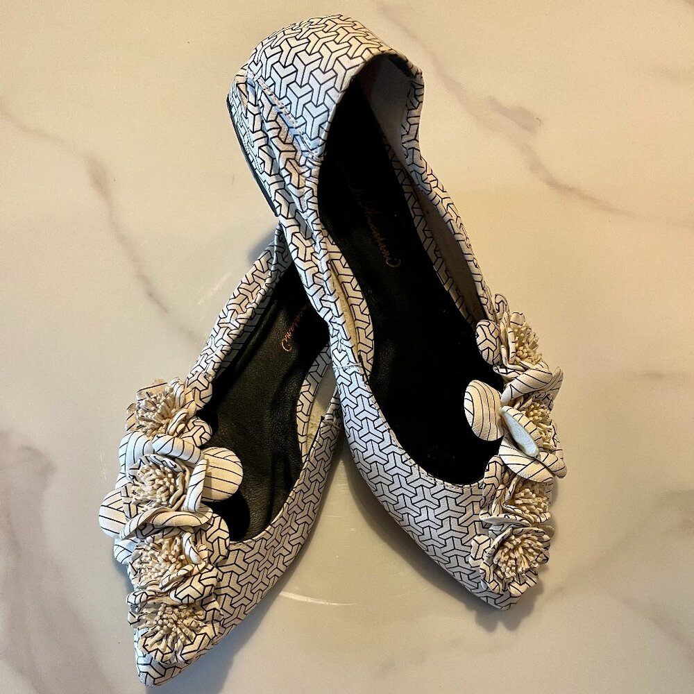 Daniele Ancarani Italian Leather Flats - Sz 38.5